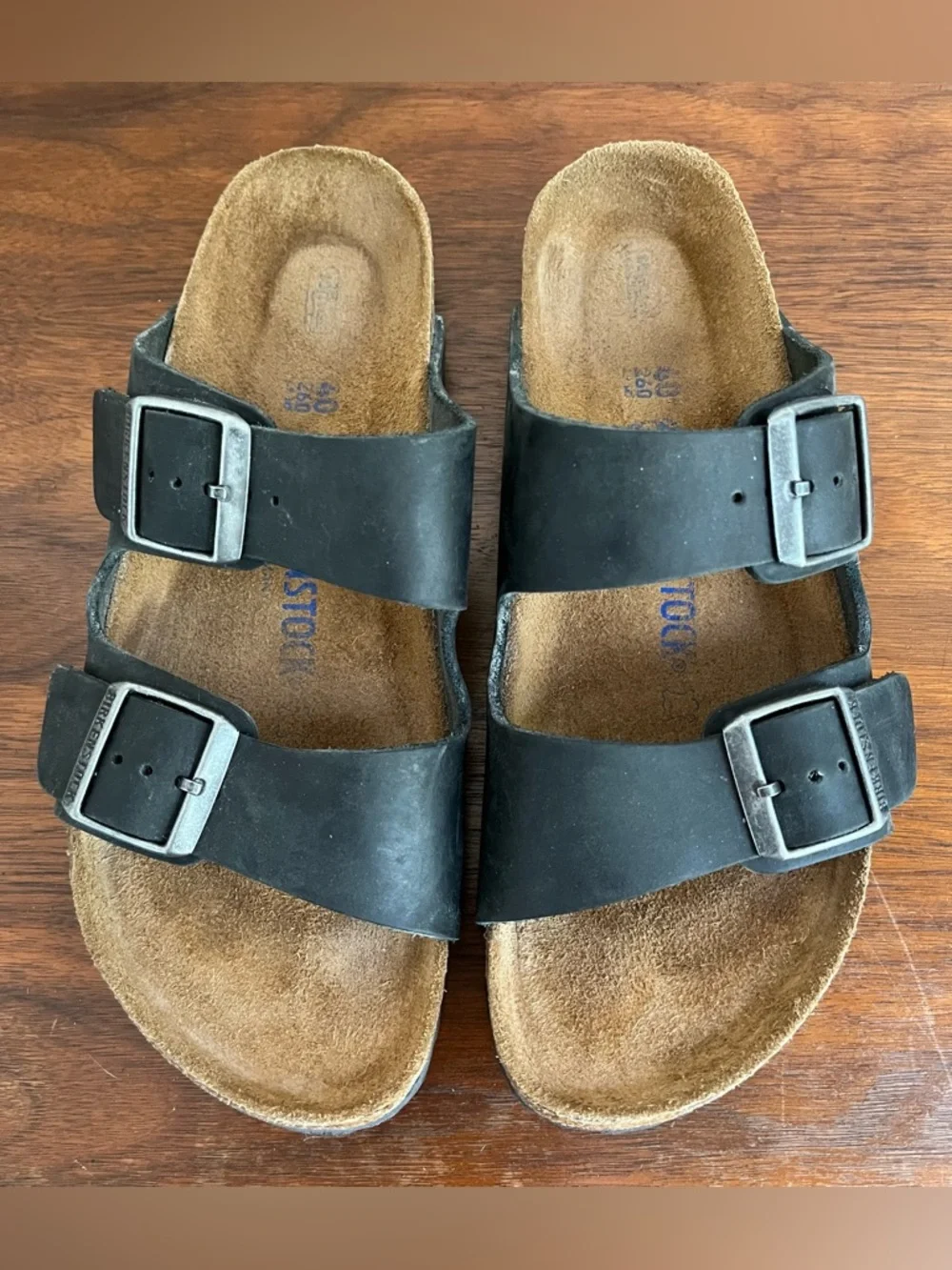 Birkenstock Women's Arizona Two-Strap Sandals - Black - Picture 2 of 8